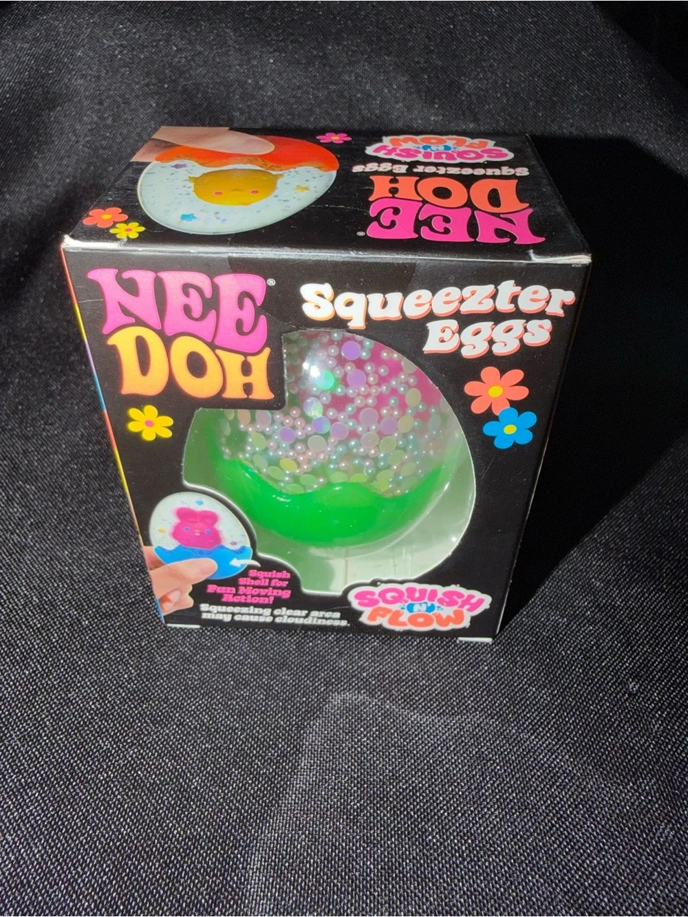 NeeDoh Squeezer Egg Sensory Toy - Green